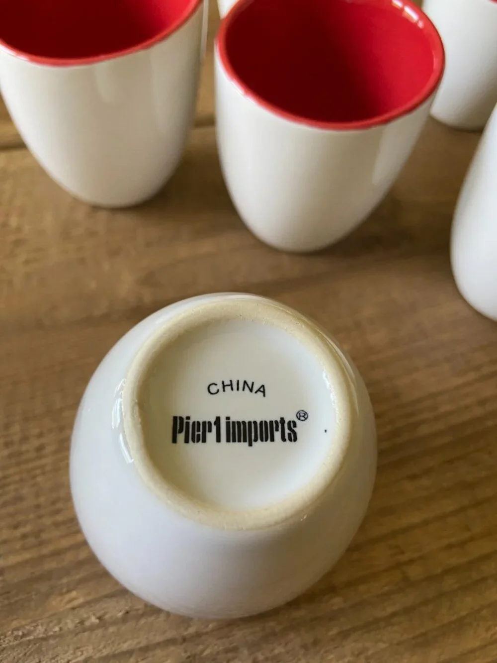 Pier 1 Ceramic Saki Cups – Set of 6